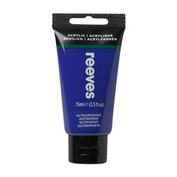 505002 - REEVES ACRYLIC ARTIST PAINT 75ml Ultramarine